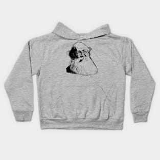 Peter Kropotkin Sketch - Anarchist, Socialist, Anarcho-Communist, Philosopher Kids Hoodie